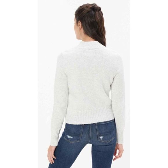 American Eagle Womens XS Smiley Graphic Mockneck Sweater - Picture 2 of 8